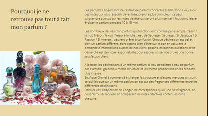 Perfume N°139 inspired by LES SABLES ROSES